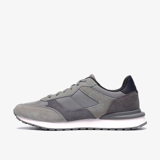 Franco Run Grey Combi Trainers - Image 2
