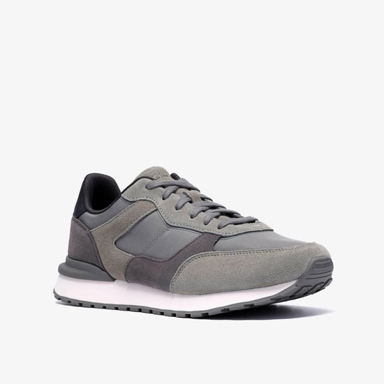 Franco Run Grey Combi Trainers - Image 4