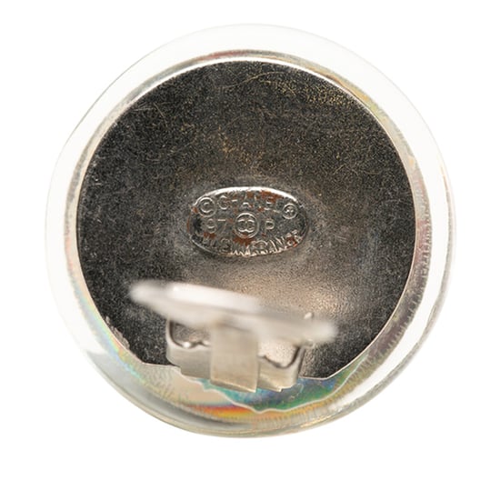 Voorheen Cc Hars Holografische Camellia Ronde Clip-on Oorbellen - Image 3