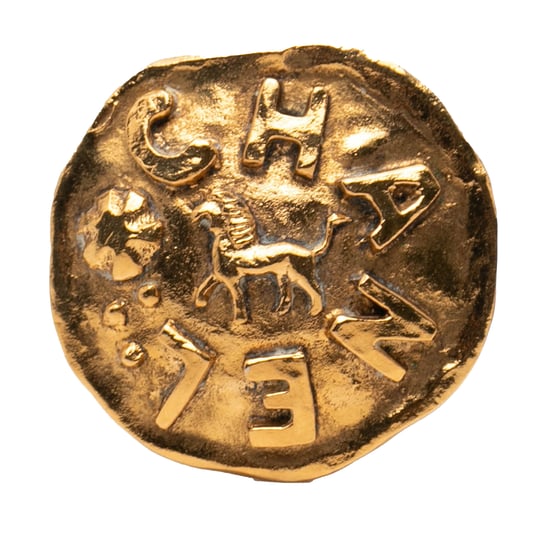 Tweedekans Gouden Gecoate Logo en Leeuw Clip-On Oorbellen - Image 3