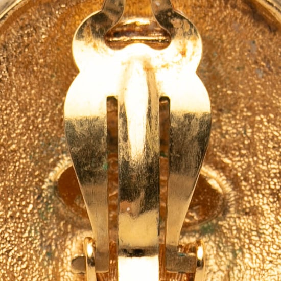 Tweedekans Gouden Gecoate Logo en Leeuw Clip-On Oorbellen - Image 6
