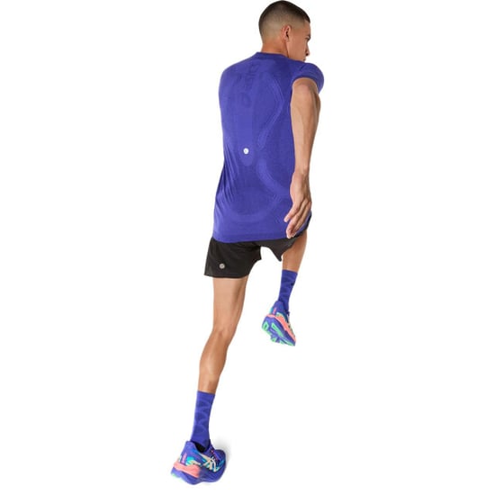 Asics road seamless ss top hardloop t-shirt korte mouw zomer heren - - Image 3
