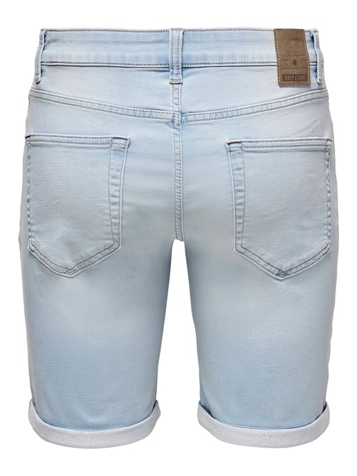 ONLY & SONS regular fit short ONSPLY blue denim - Image 2
