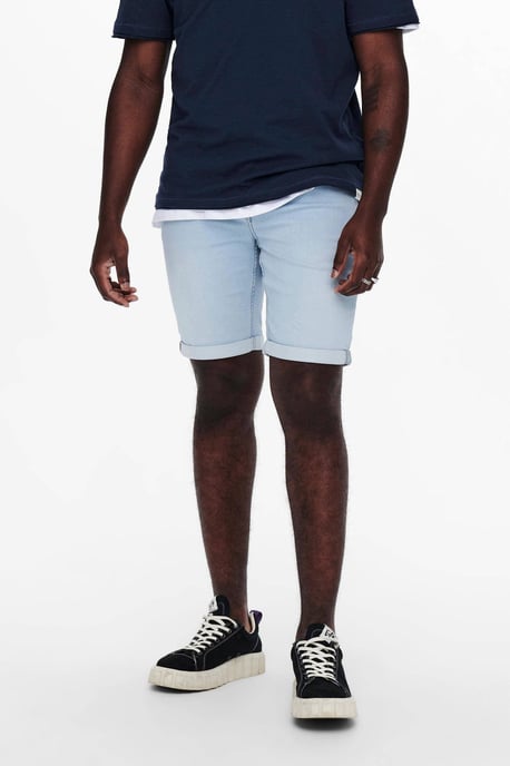 ONLY & SONS regular fit short ONSPLY blue denim - Image 5