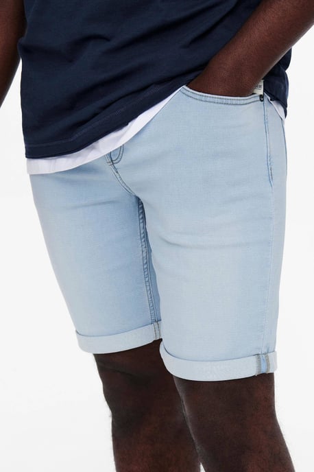 ONLY & SONS regular fit short ONSPLY blue denim - Image 6