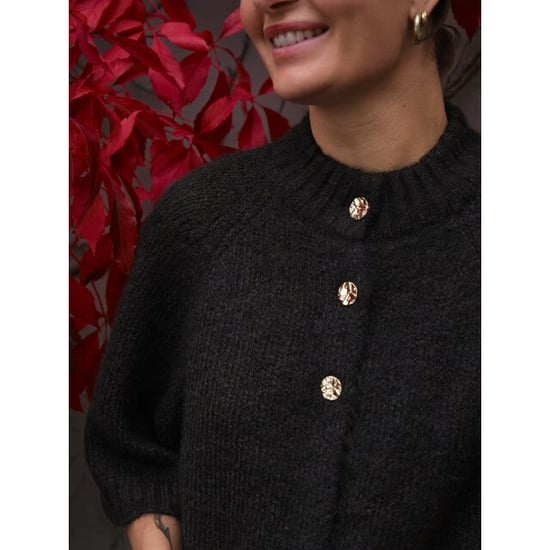 Neo Noir benuta fluffy knit cardigan 165816 676 dark brown - Image 3