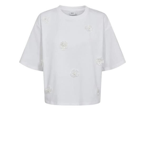 Nümph Numph nufleura long t-shirt 9000 bright white - Image 2