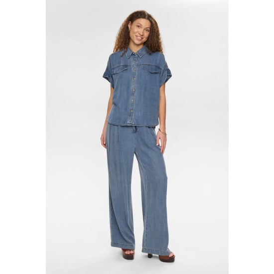 Nümph Numph nuelida sleeveless shirt 3160 snow washed denim - Image 4