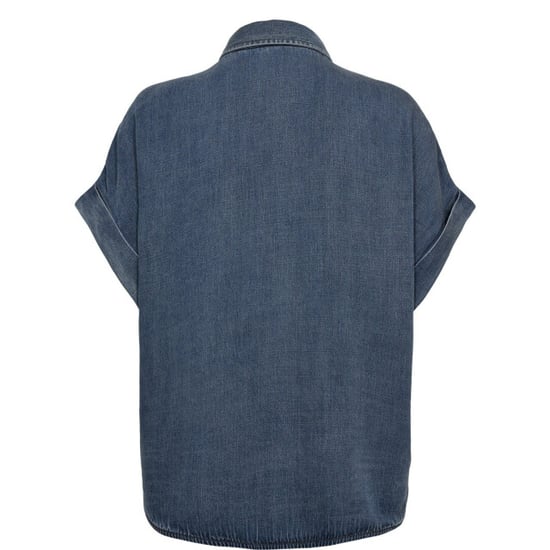 Nümph Numph nuelida sleeveless shirt 3160 snow washed denim - Image 5