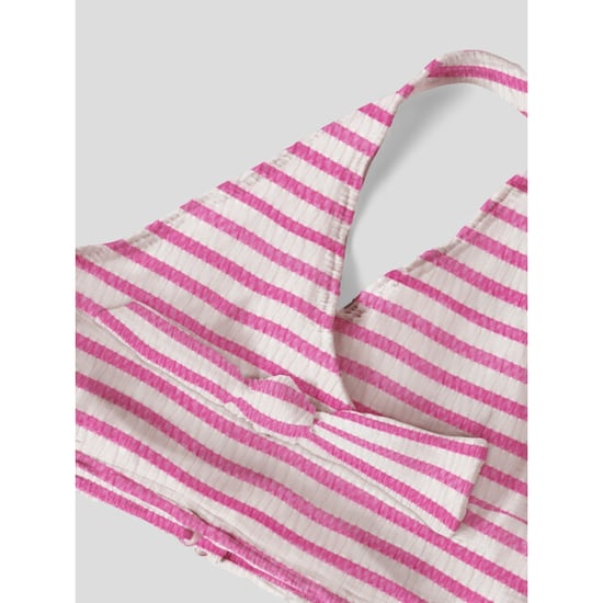 Name It Meisjes bikini set strik nkfzippa gestreept - Image 3