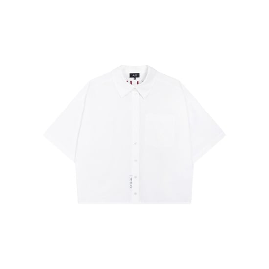 Alix The Label Ladies woven clean poplin shortsleeve blouse blouses 2603907632 - Image 1
