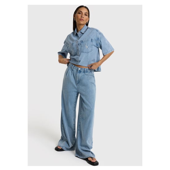 Alix The Label Ladies woven denim wide pants 2603198628 - Image 2