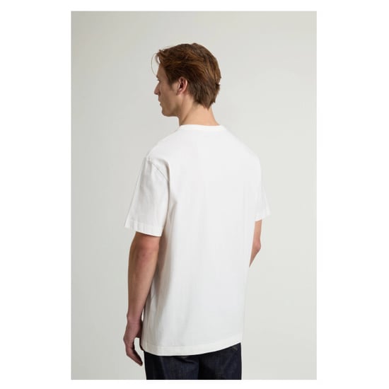 Woolrich Cotton logo t-shirts cfwote2012mrut5334 - Image 3