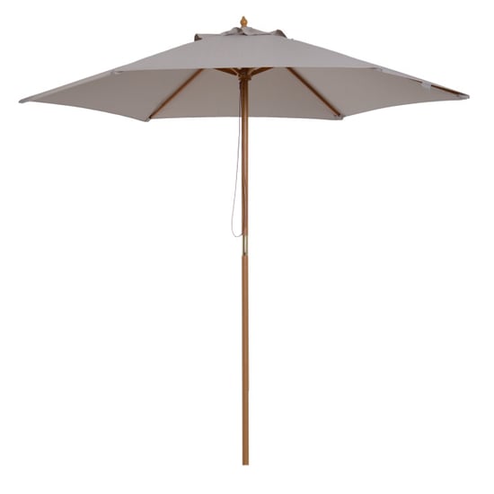 4goodz Outsunny parasol 250cm bamboe 180/㎡ polyester - - Image 1