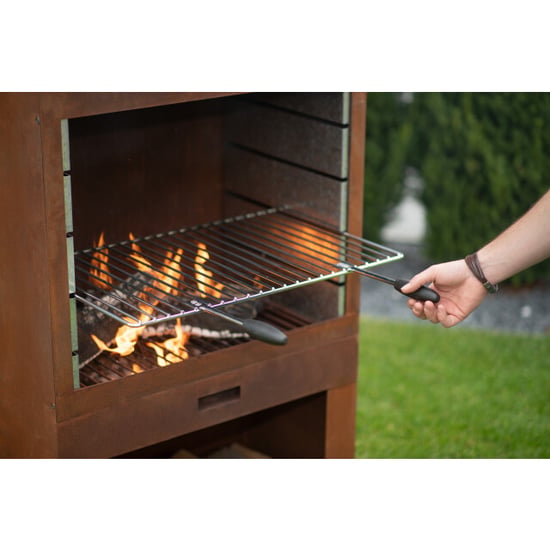 Westmann Barbecue en open haard roest 41x70x229 cm wmlg610-b - Image 5