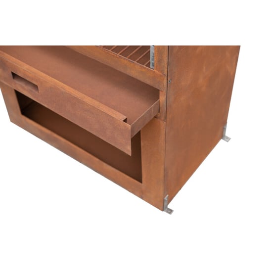 Westmann Barbecue en open haard roest 41x70x229 cm wmlg610-b - Image 6