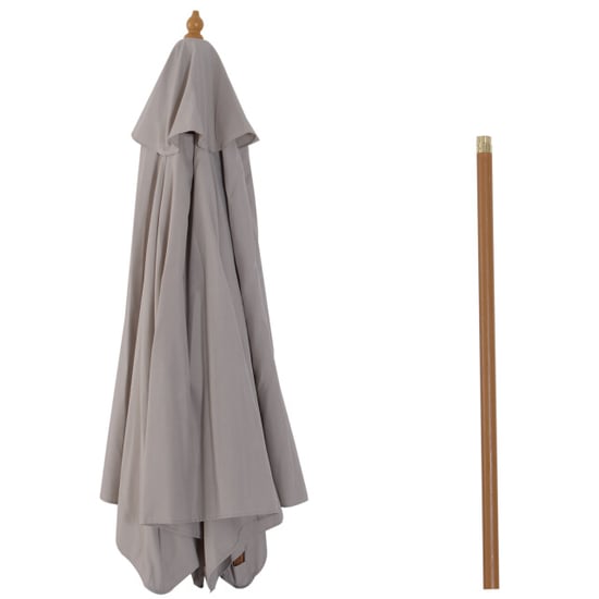 4goodz Outsunny parasol 250cm bamboe 180/㎡ polyester - - Image 4