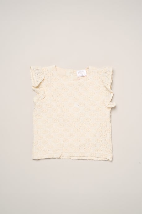 Textured Top, Shorts and Scrunchie Outfit Set - Image 3