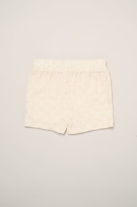 Textured Top, Shorts and Scrunchie Outfit Set - Image 5