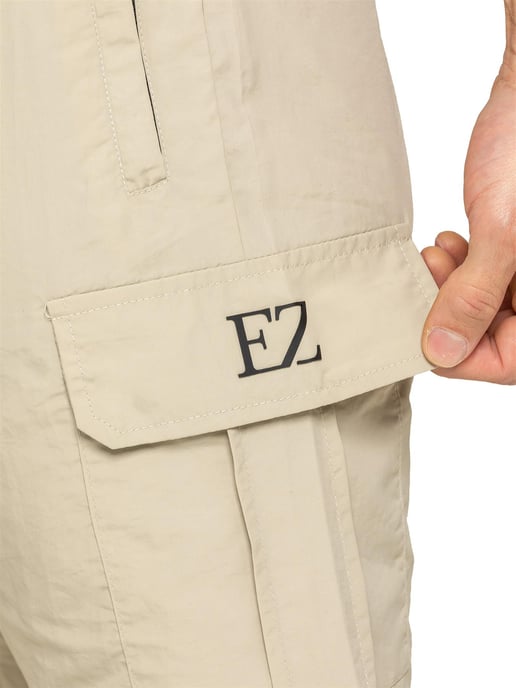 Enzo | Heren Woven Utility Cargo Shorts - Image 4