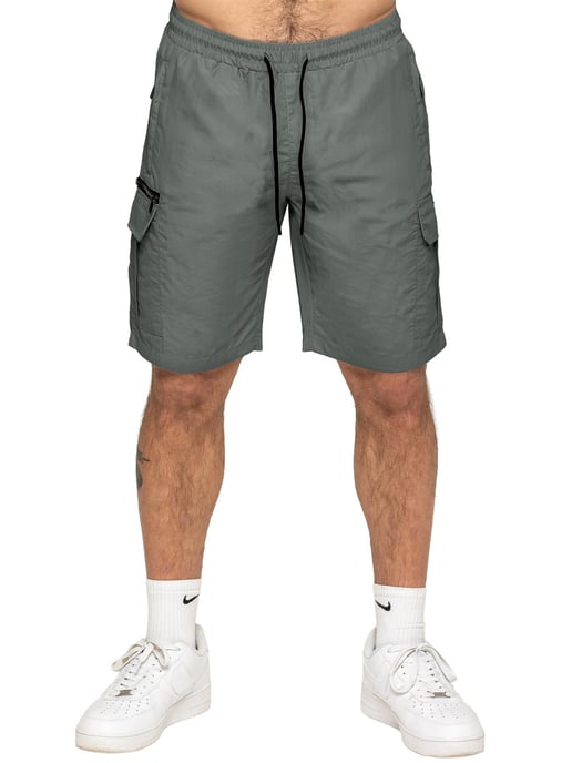 Enzo | Heren Geweven Utility Cargo Shorts - Image 2