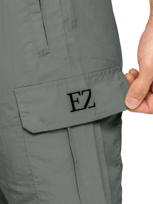 Enzo | Heren Geweven Utility Cargo Shorts - Image 4