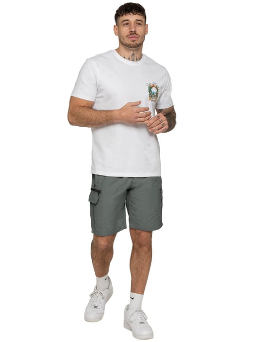 Enzo | Heren Geweven Utility Cargo Shorts - Image 6