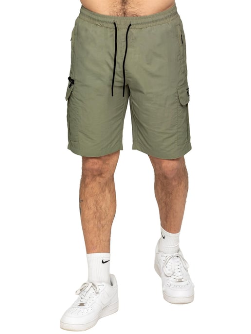 Enzo | Heren Geweven Utility Cargo Shorts - Image 2