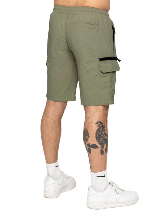 Enzo | Heren Geweven Utility Cargo Shorts - Image 3