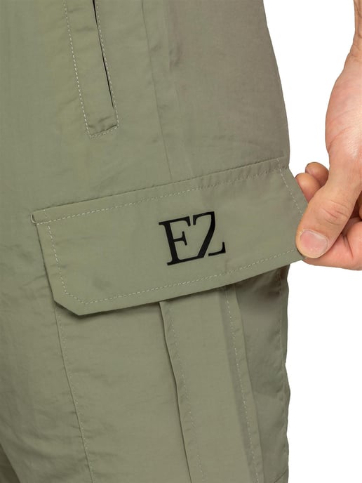 Enzo | Heren Geweven Utility Cargo Shorts - Image 5