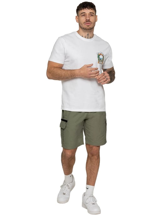 Enzo | Heren Geweven Utility Cargo Shorts - Image 6