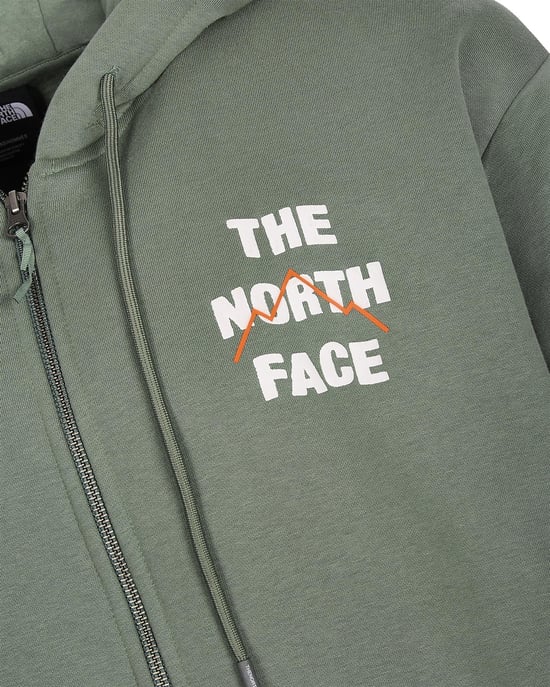 The North Face Men’s Sobretta Full Zip Tracksuit Set Green - Image 6