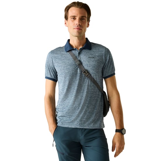 Regatta Heren Remex II Jersey Poloshirt (China Blauw) - Image 4