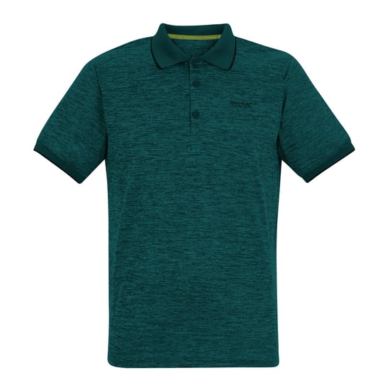 Regatta Mens Remex II Jersey Polo Shirt (Mediterranean Green) - Image 1