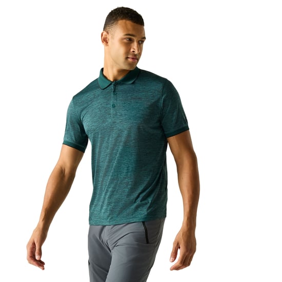 Regatta Heren Remex II Jersey Poloshirt (Mediterraan groen) - Image 4