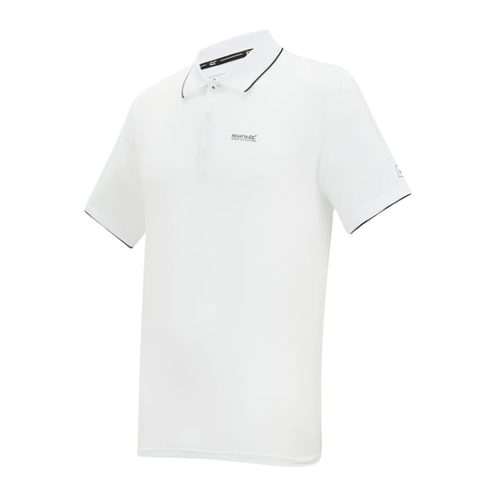 Regatta Mens Remex II Jersey Polo Shirt (White Solid) - Image 3