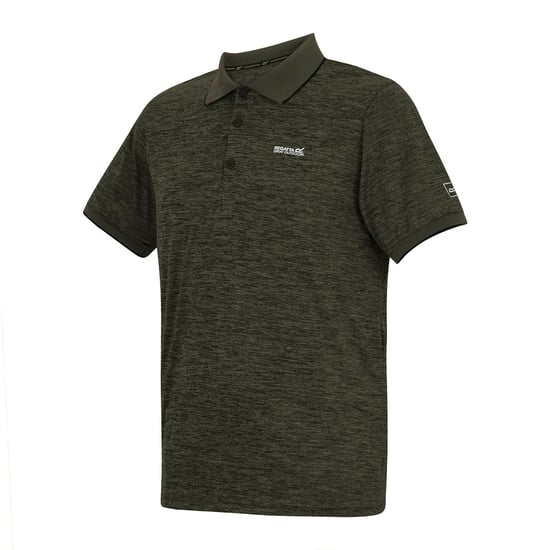 Regatta Heren Remex II Jersey Poloshirt (Donkere Khaki) - Image 3