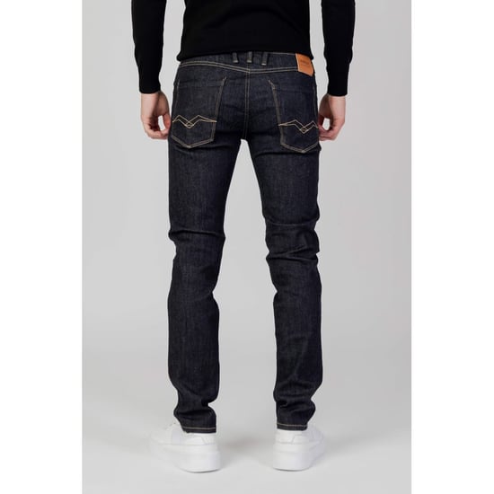 Herr Replay Anbass Slim-Fit Jeans i Blå - Image 4