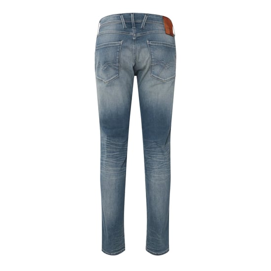 Men's Replay Anbass Slim-Fit Jeans in Blue - Image 2
