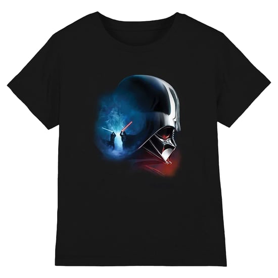 Star Wars Kinderen/Kinderen Obi Wan Kenobi Vader Poster T-Shirt (Zwart) - Image 1