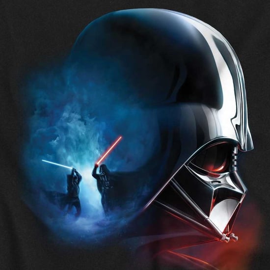 Star Wars Kinderen/Kinderen Obi Wan Kenobi Vader Poster T-Shirt (Zwart) - Image 3