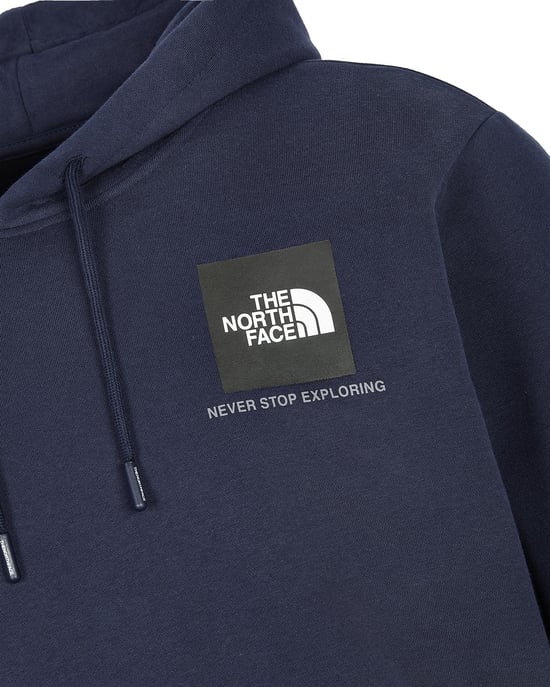 The North Face Men’s Small Box Hooded Tracksuit Set Navy - Image 6