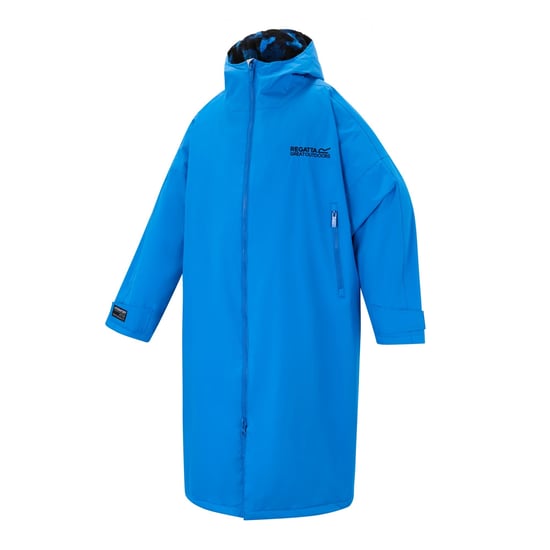Regatta Unisex Adult Camo Waterproof Changing Robe (Sonic Blue) - Image 3