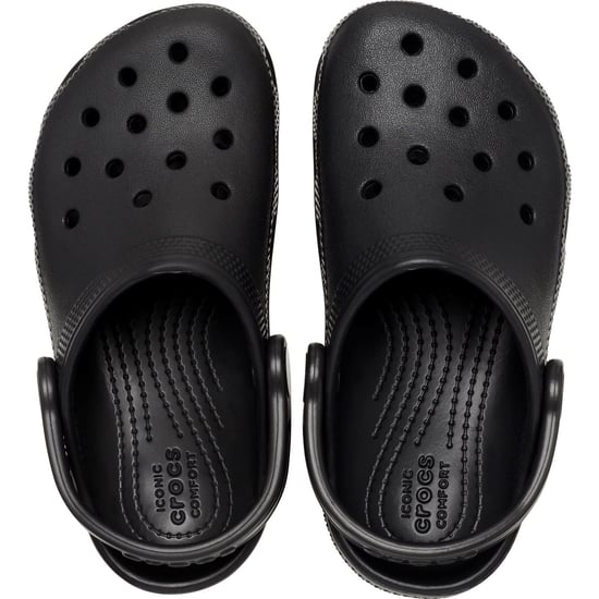 Crocs Kids' Classic Thermoplastic Kid's Black Clogs - Image 4