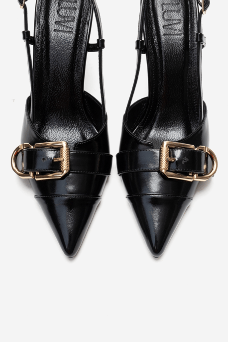 Noen Gesp Spitse Neus Stiletto Pump - Image 3