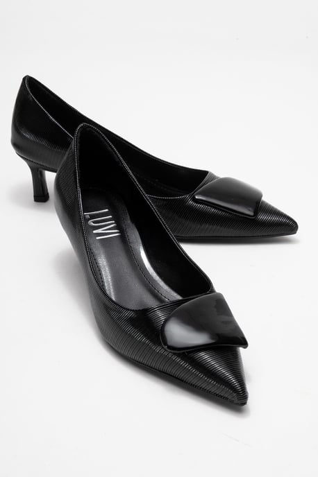 Briana Buckle Pointed Toe Pump (Women) - Image 1