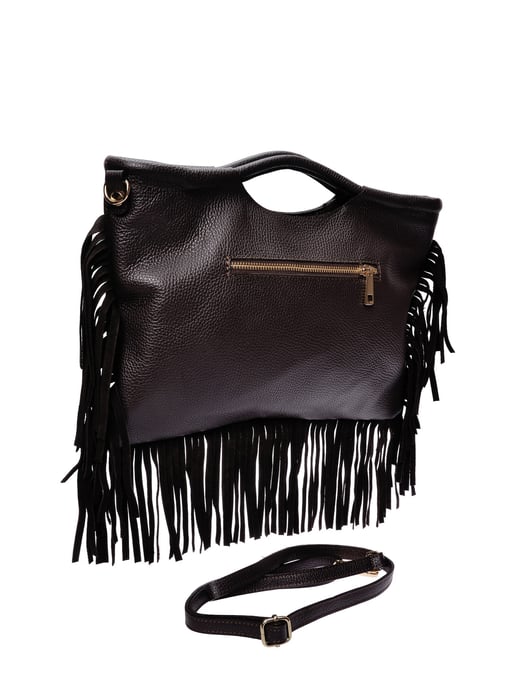 Isabella Rhea Bordeauxrood Rundleer Tas - Image 2