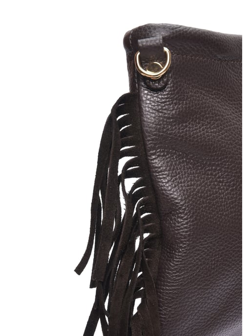 Isabella Rhea Bordeauxrood Rundleer Tas - Image 3