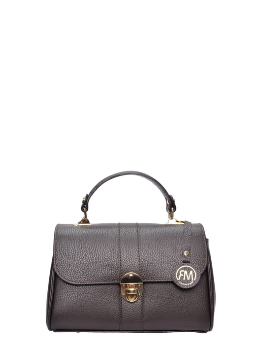 Roberta M Maroon Leather Bag - Image 1