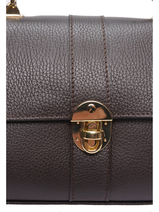 Roberta M Maroon Leather Bag - Image 3